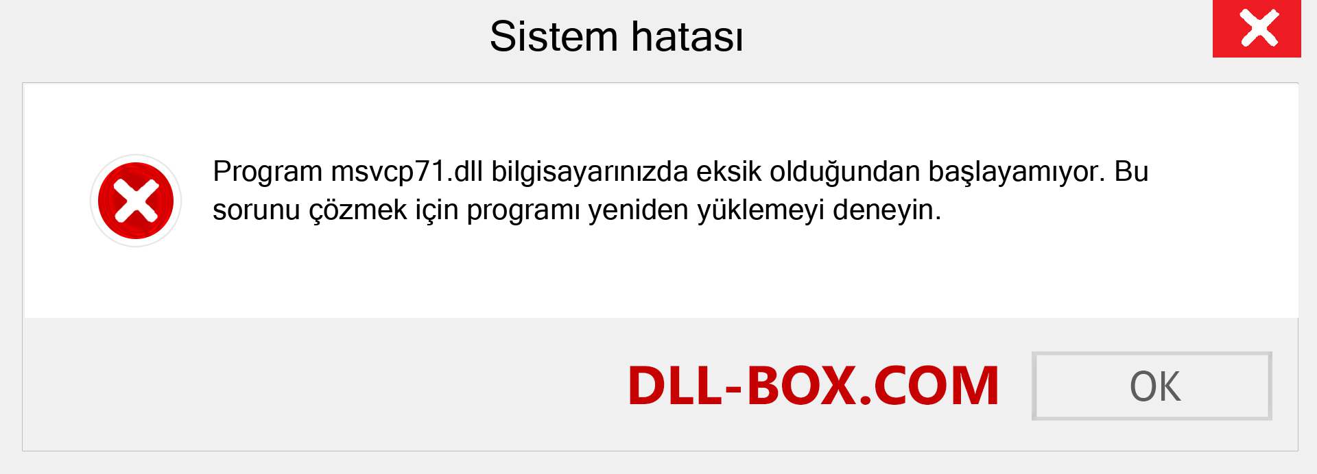 msvcp71.dll dosyası eksik mi? Windows 7, 8, 10 için İndirin - Windows'ta msvcp71 dll Eksik Hatasını Düzeltin, fotoğraflar, resimler